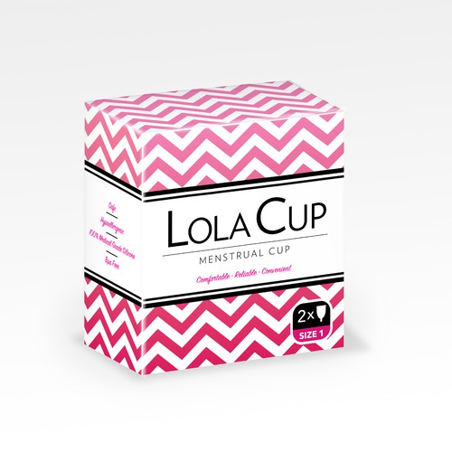 Packaging design for a new Menstrual Cup product