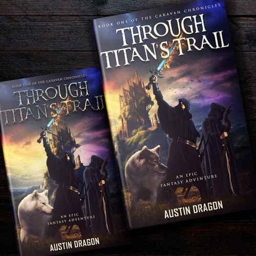 "Through Titan's Trail" Artwork (Fantasy Novel)