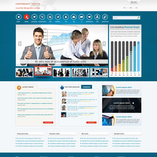 [updated] website design for Wealth Management Co