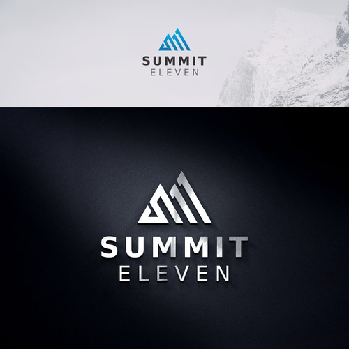 Summit Eleven, modern logo for a modern transportation company.