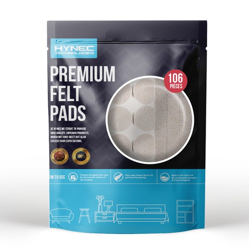 Felt Pads packaging