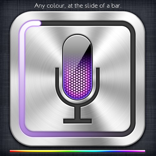 Siri-like iOS icon