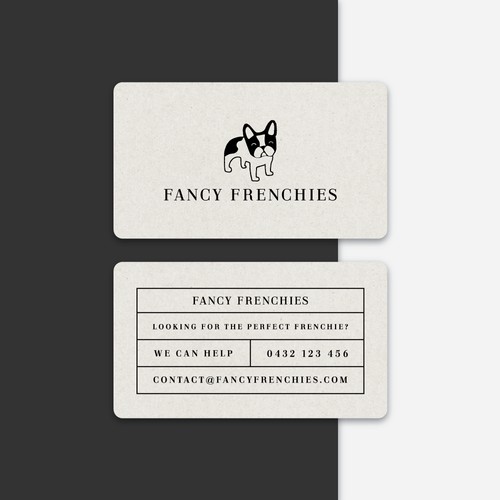 Cute and subtle business cards 