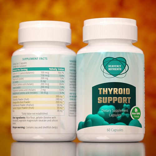 Label Design Contest for new Thyroid Support supplement
