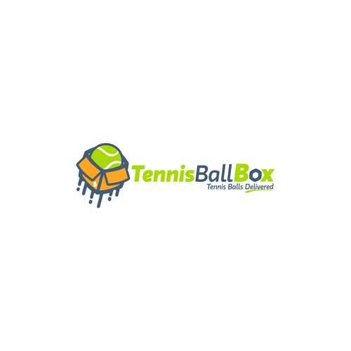 An Awesome logo for tennis ball delivery