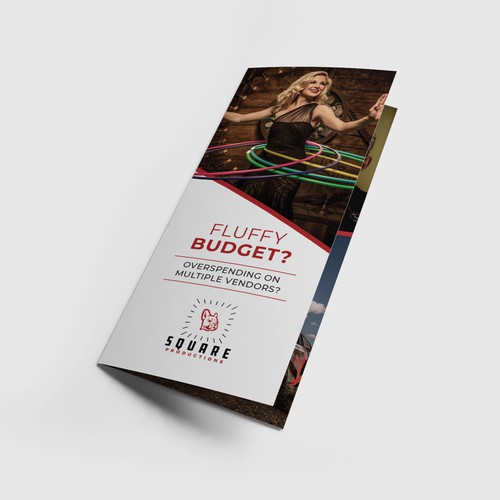 Trifold brochure for a production company