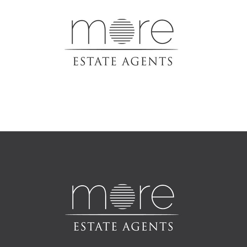 Logo for a real estate business