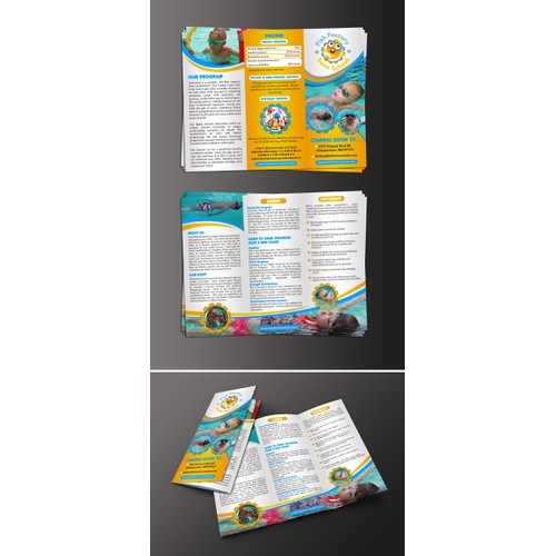 Fish Factory Swim School needs a new brochure design