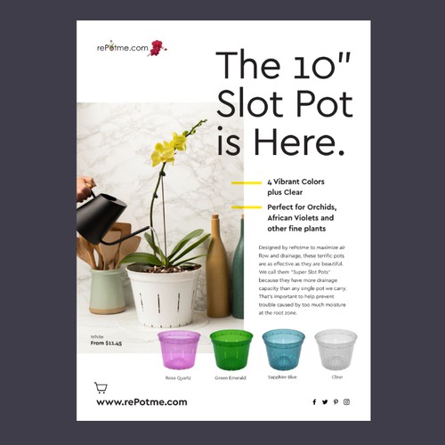 Magazine Ad for the Flower store