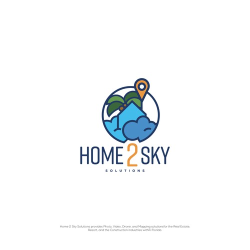 Home 2 Sky Logo concept