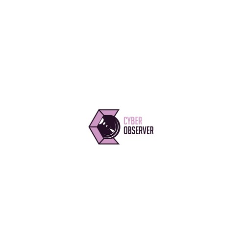 Modern logo for cyber observer