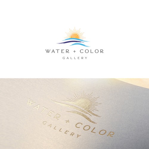 Simple modern logo for art gallery