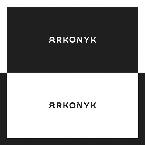 Bold and unique type for ARKONYK