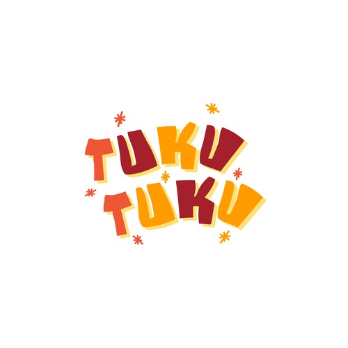 Custom made typography design for a sweets brand
