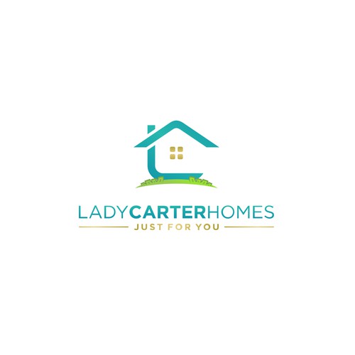 Clean,creative,modern&powerful logo for Lady Carter Homes.