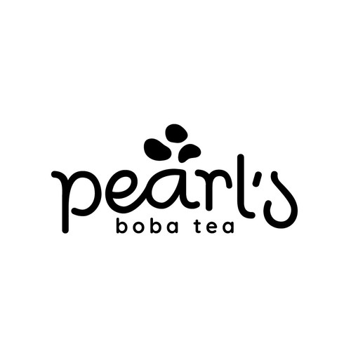 Pearl's Boba Milk Tea drinks Logo