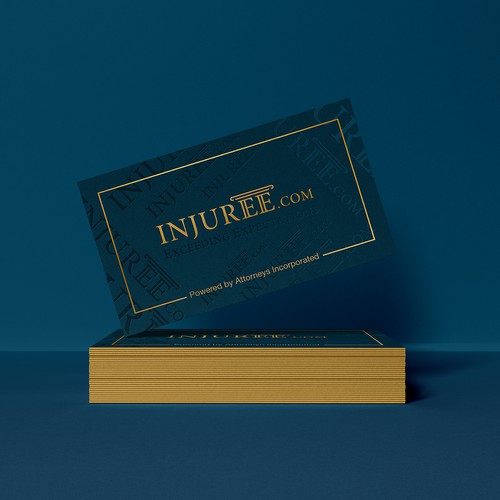 SPOT UV business card