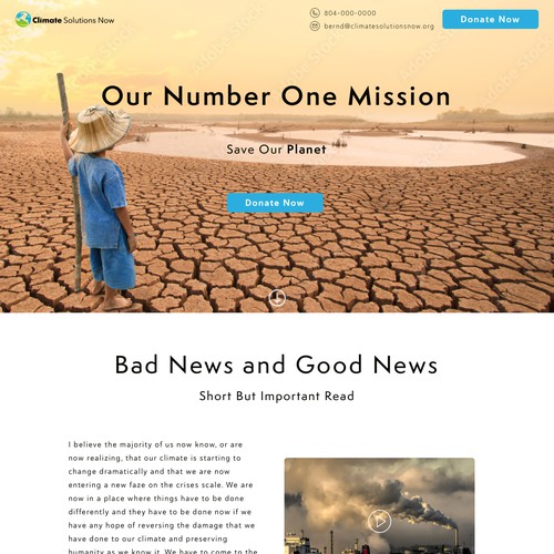 Clean and simple design website