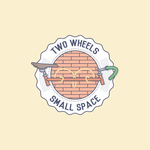 Two wheels small space logo
