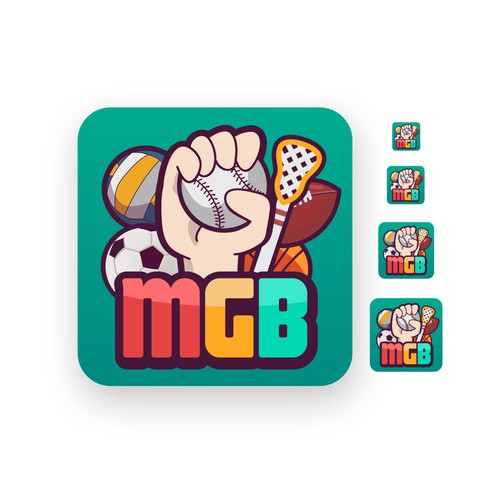 MyGameBall logo for app