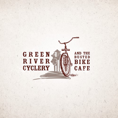 logo design for bike cafe