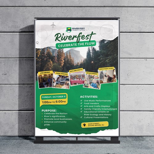Poster Design For RiverFest Event