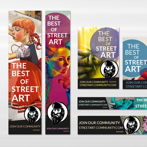 GIF banners for StreetArt Community