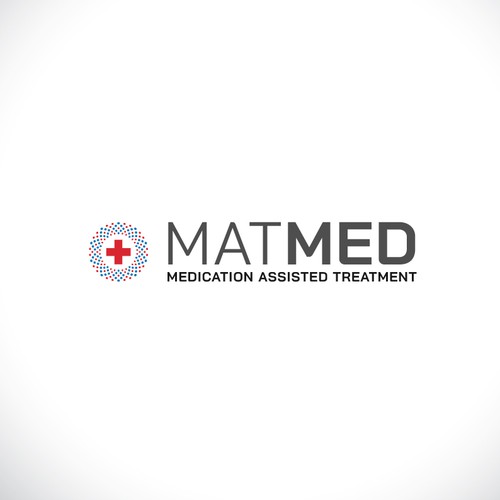 Logo concept for medical treatment 