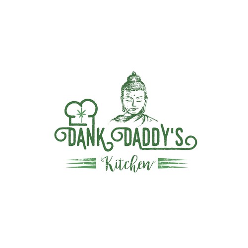 Logo concept for Dank daddy's kitchen