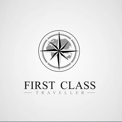 Logo and Business Card for First Class Traveller