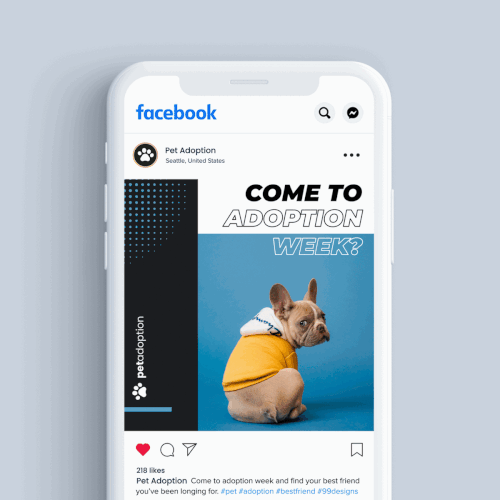 Social Media posts design for Facebook Ad Project