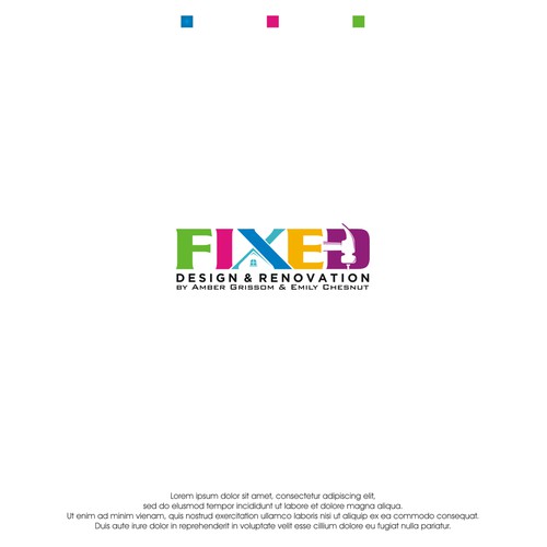 Create logo design for Fixed Design & Renovations