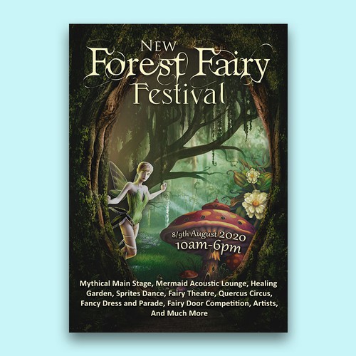 Forest Fairy Festival Poster