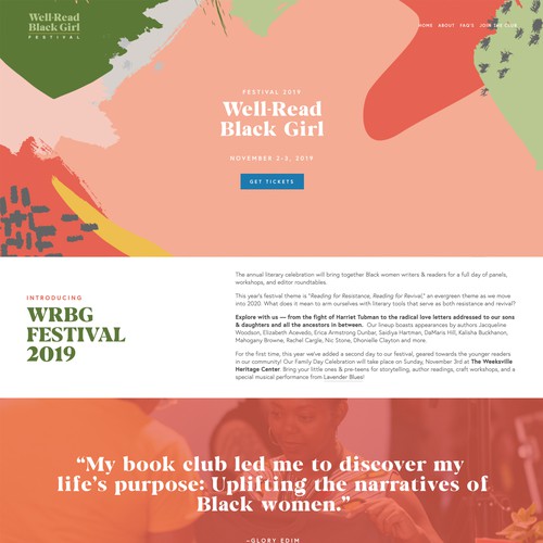 Literary Festival Website