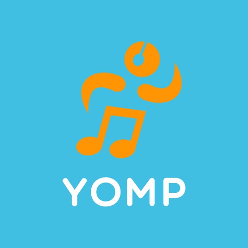 Logo design for fitness-music app