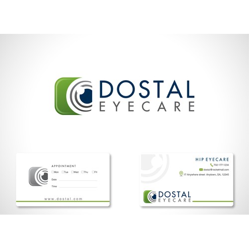 dostal  eyecare  needs a new logo and business card