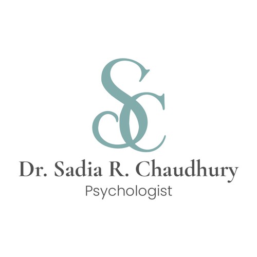 Elegant Monogram Logo Design for Psychologist Branding