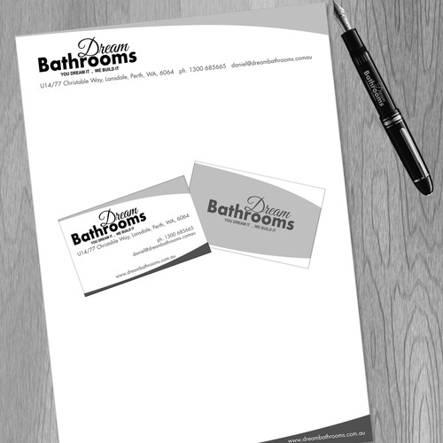 Help Dream Bathrooms  with a new stationery