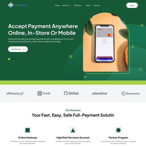 Landing Page