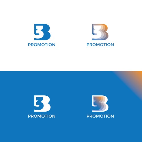 3B promotion logo design