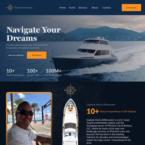 yacht website