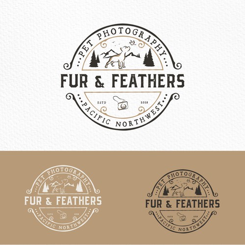 Logo for a pet photographer