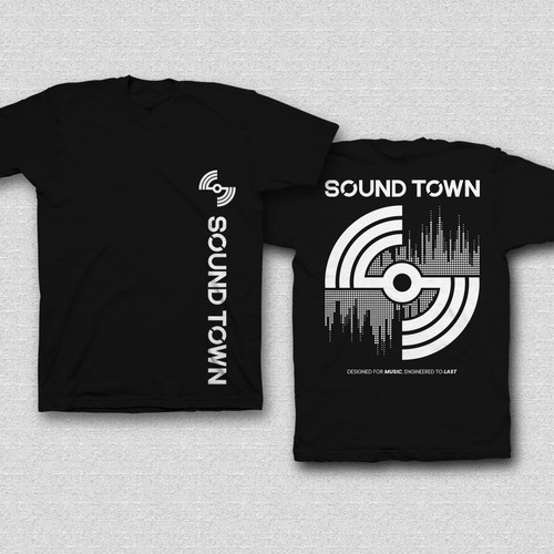 T-shirt work for SoundTown