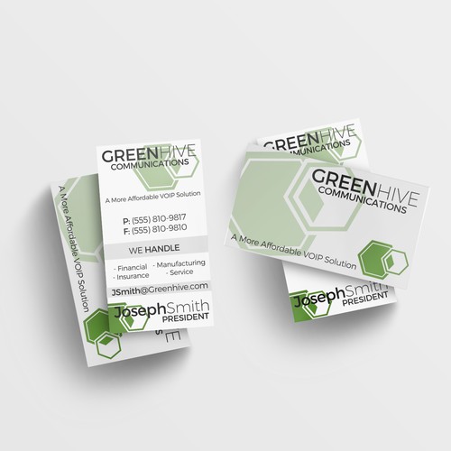 Greenhive Communications Business Card