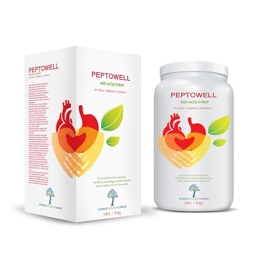 Organic Packaging Design for International Nutriceutical/ Vitamin company: Superior Wellness