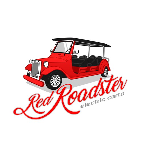 Red Roadster Electric Carts