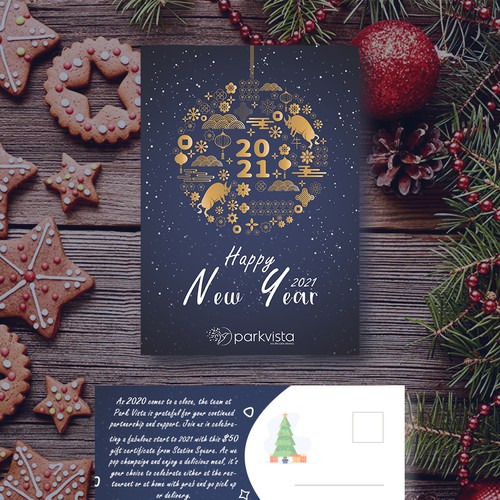 New Year's card