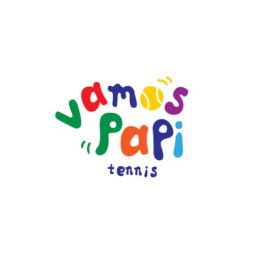 Logo for a tennis school for children