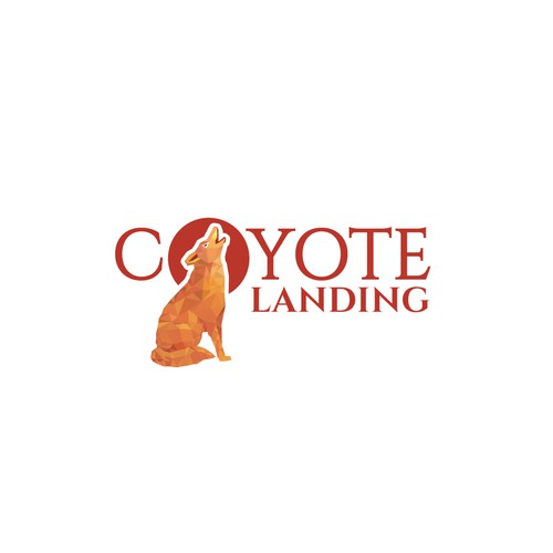 Bold logo  for  COYOTE LANDING