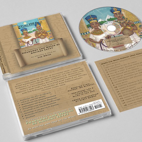 Children's Audiobook CD Case and CD Design